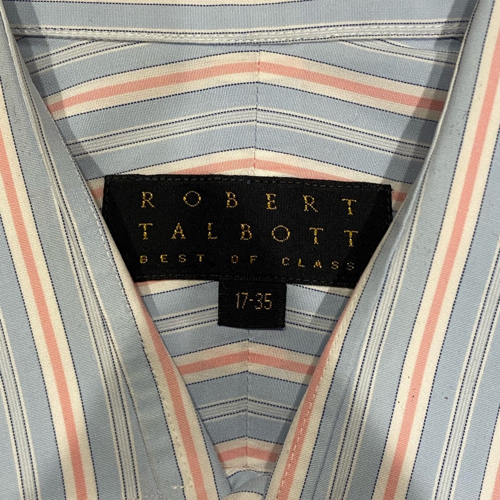 Robert Talbott Blue Button Down Shirt - image 3